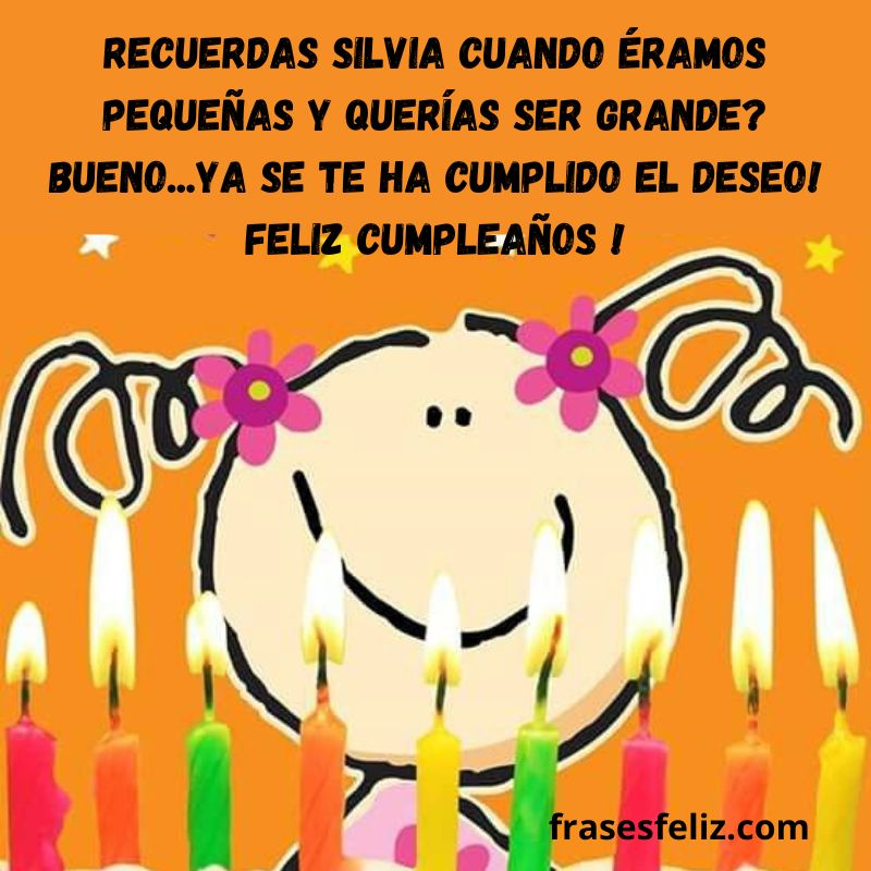 Feliz Cumplea Os Silvia Frases Feliz Cumplea Os